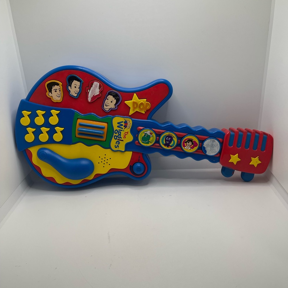The Wiggles Play Along Guitar Blue Red 2008 Sam Murray Jeff Anthony